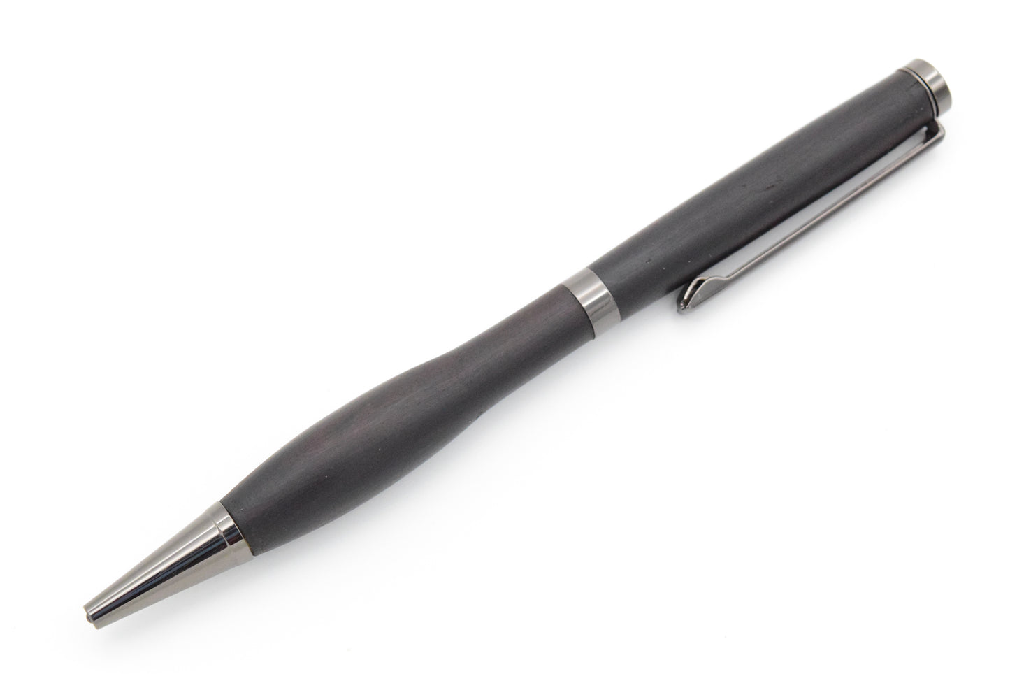 Slimline Pen African Blackwood (silver)