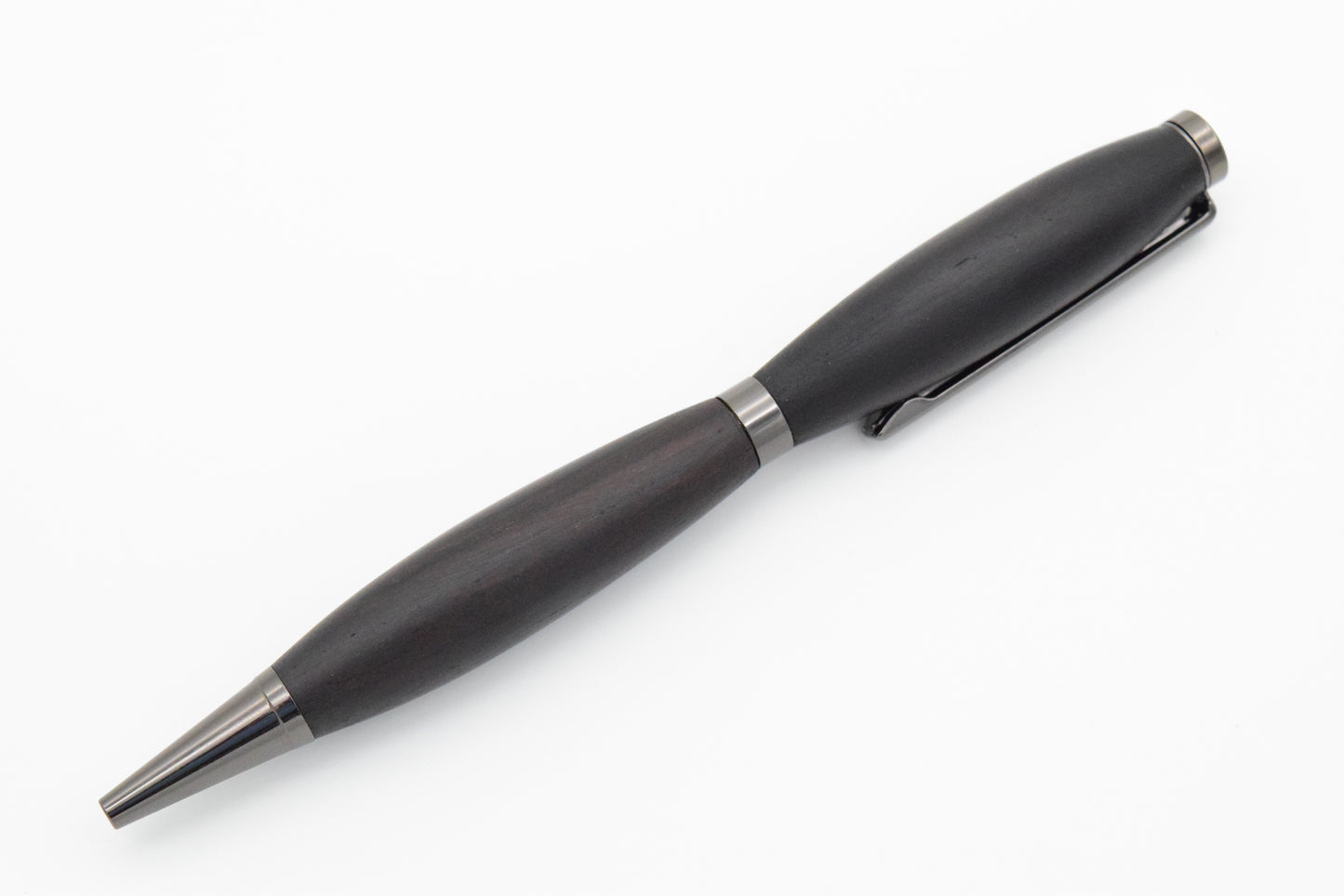Slimline Pen African Blackwood (silver)