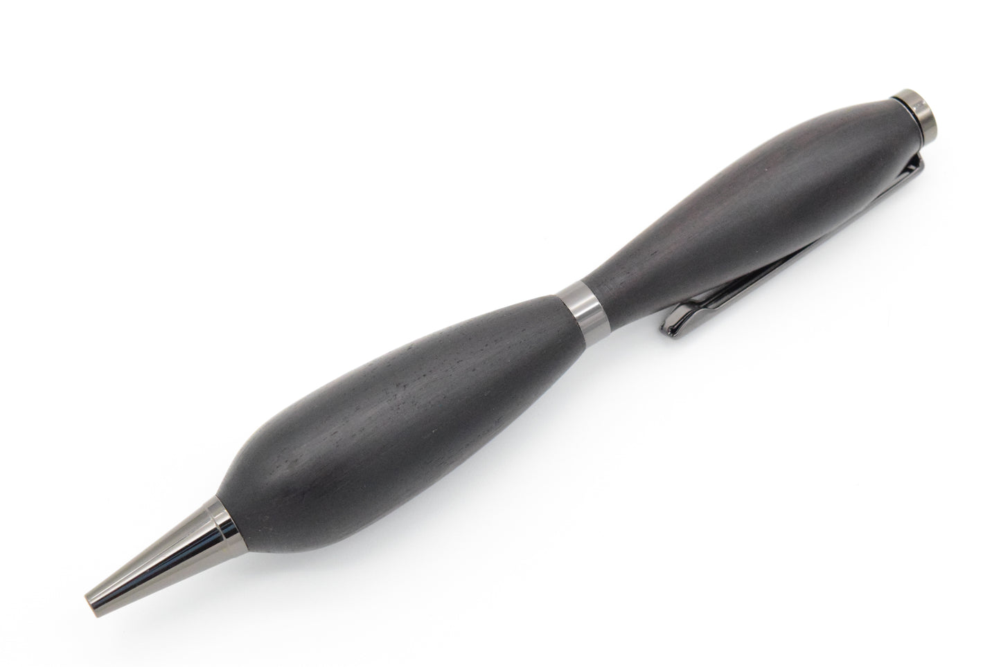 Slimline Pen African Blackwood (silver)