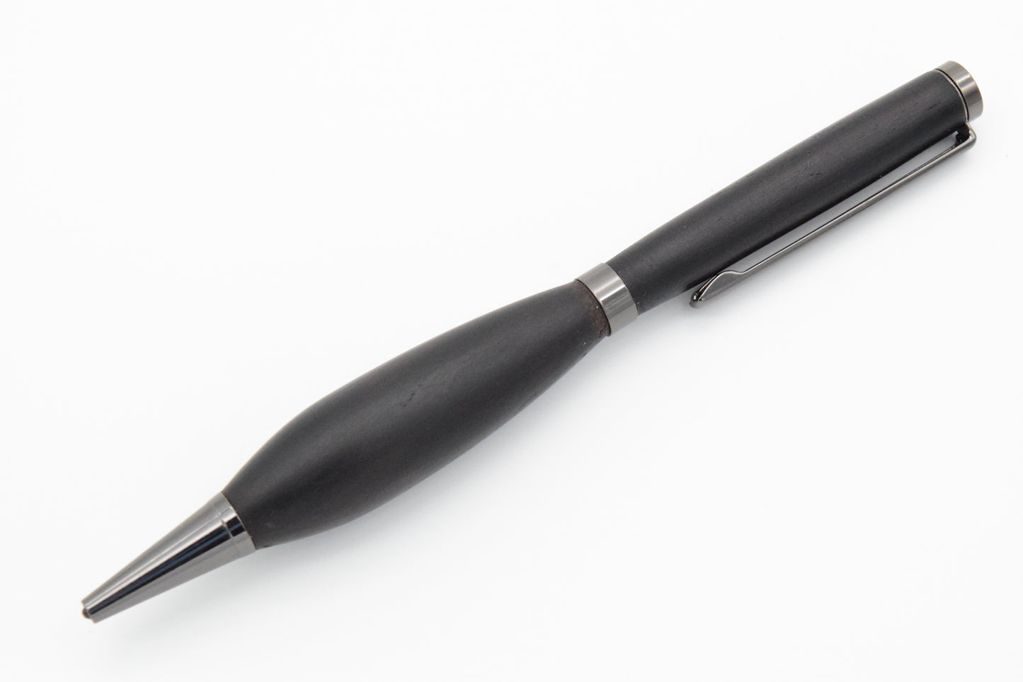 Slimline Pen African Blackwood (silver)