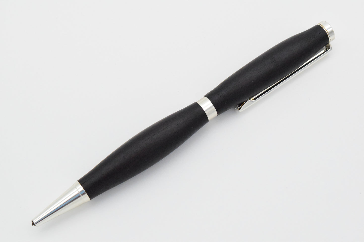 Slimline Pen African Blackwood (silver)
