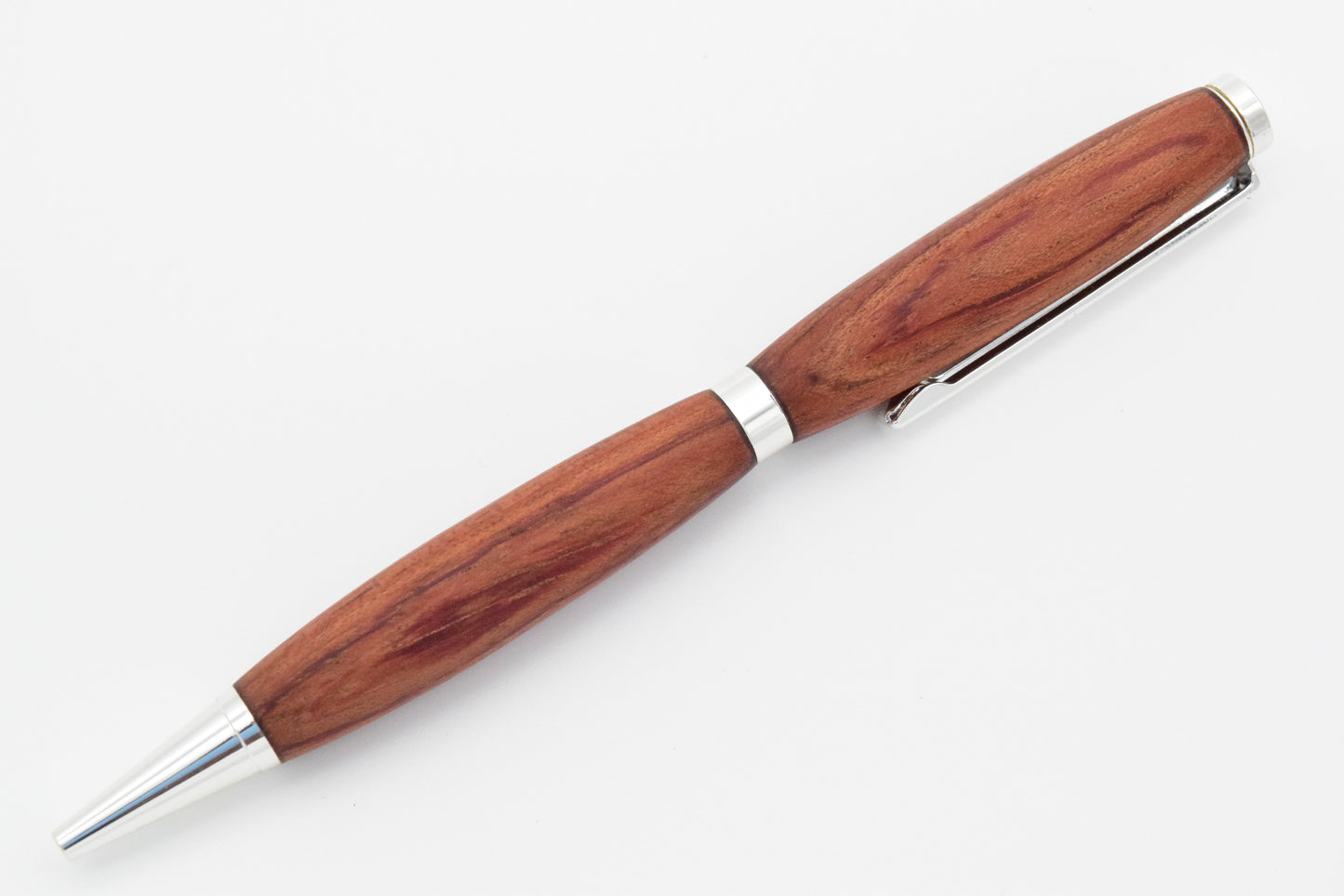 Slimline Pen African Padauk (silver)